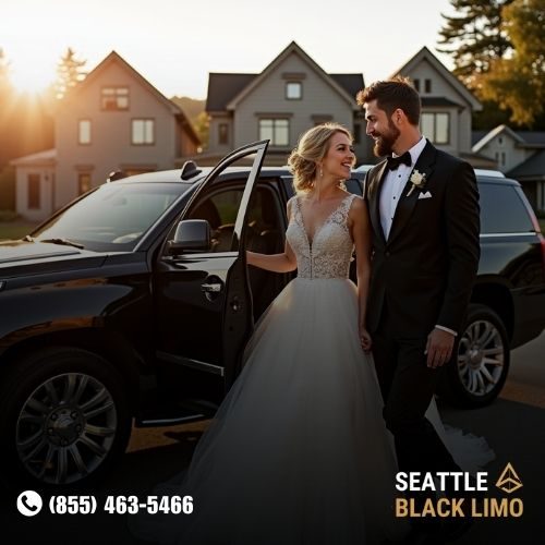 Professional chauffeur-driven luxury sedan for corporate travel in Seattle