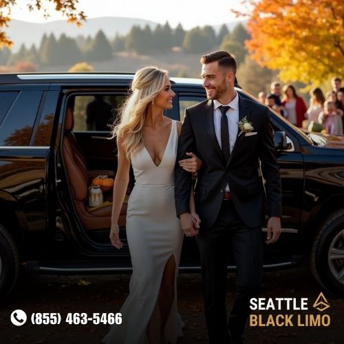 Professional chauffeur-driven luxury sedan for corporate travel in Seattle