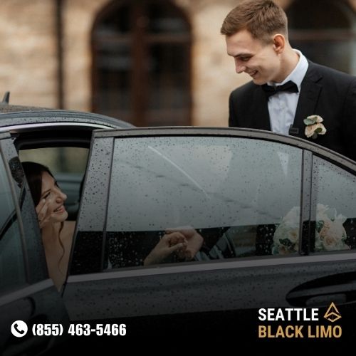 Professional chauffeur-driven luxury sedan for corporate travel in Seattle