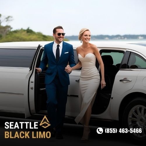 Professional chauffeur-driven luxury sedan for corporate travel in Seattle