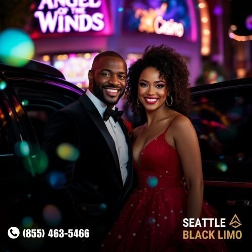 Professional chauffeur-driven luxury sedan for corporate travel in Seattle