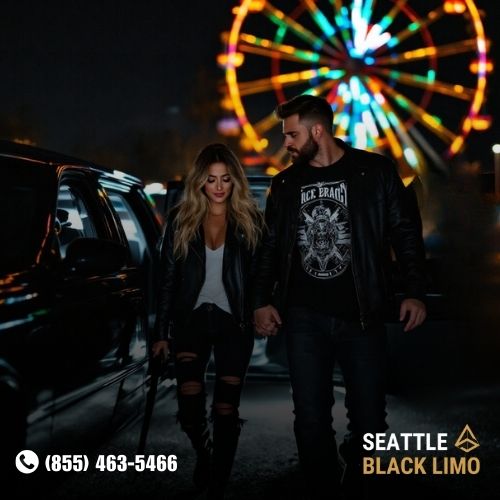 Professional chauffeur-driven luxury sedan for corporate travel in Seattle