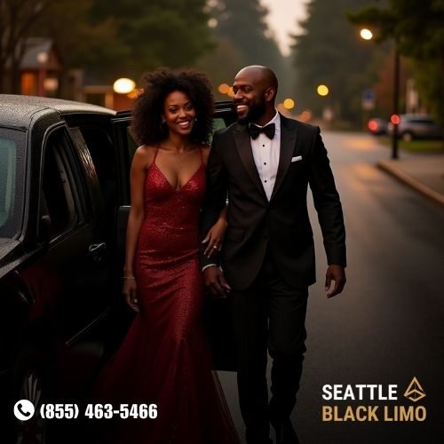 Professional chauffeur-driven luxury sedan for corporate travel in Seattle