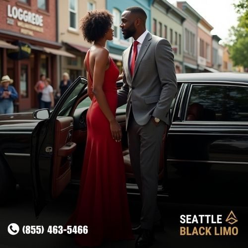 Professional chauffeur-driven luxury sedan for corporate travel in Seattle