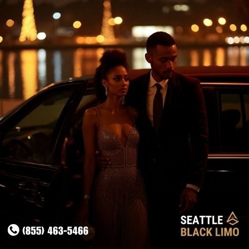 Professional chauffeur-driven luxury sedan for corporate travel in Seattle