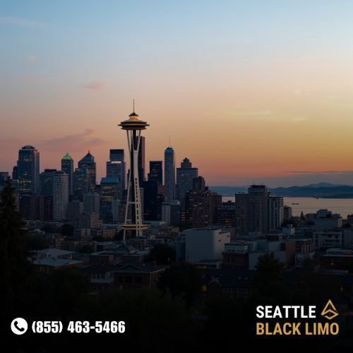Professional chauffeur-driven luxury sedan for corporate travel in Seattle