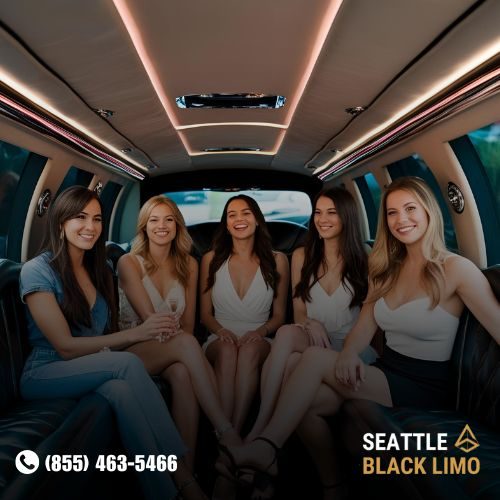 Professional chauffeur-driven luxury sedan for corporate travel in Seattle