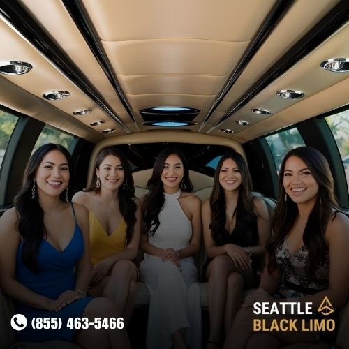 Professional chauffeur-driven luxury sedan for corporate travel in Seattle