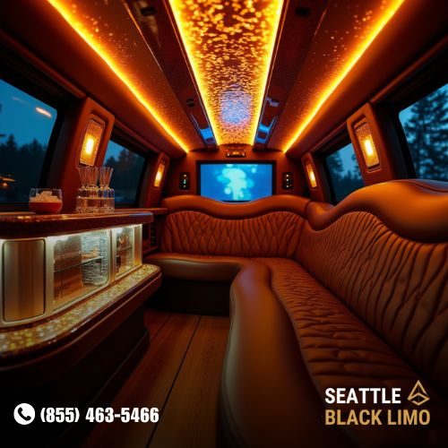 Professional chauffeur-driven luxury sedan for corporate travel in Seattle