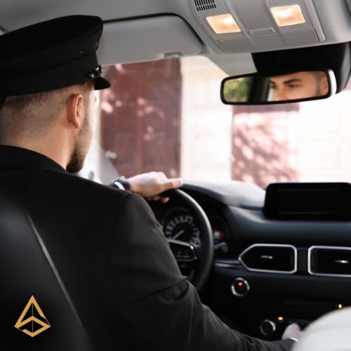 Professional chauffeur-driven luxury sedan for corporate travel in Seattle
