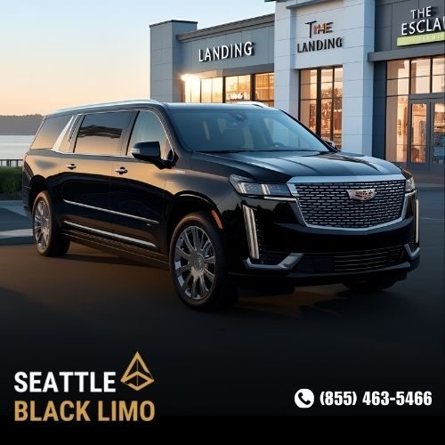 Professional chauffeur-driven luxury sedan for corporate travel in Seattle