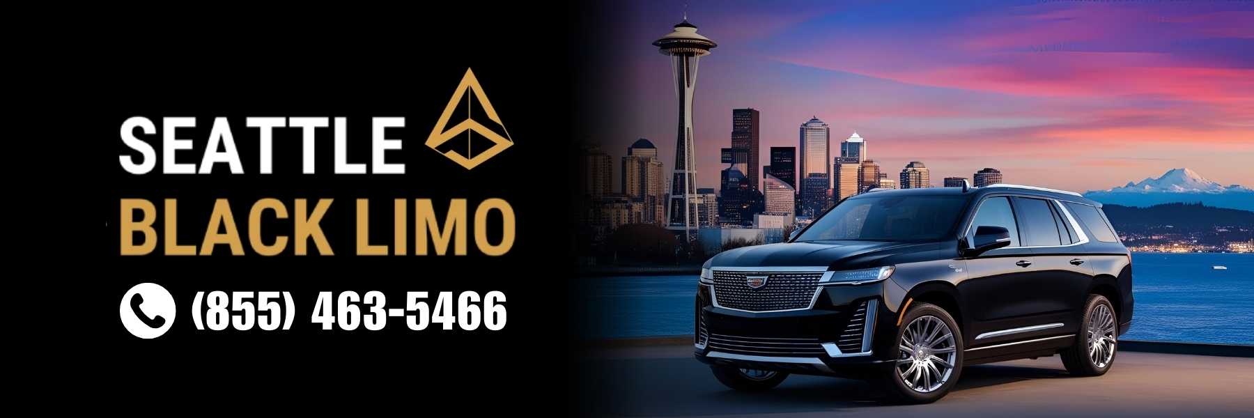 Luxury SUV Car Service at Space Needle in Seattle by Seattle Black Limo