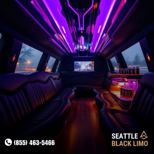Professional chauffeur-driven luxury sedan for corporate travel in Seattle