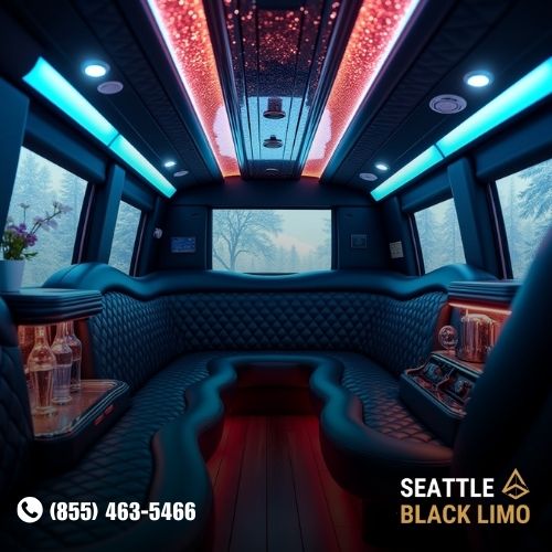Professional chauffeur-driven luxury sedan for corporate travel in Seattle
