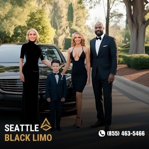 Professional chauffeur-driven luxury sedan for corporate travel in Seattle