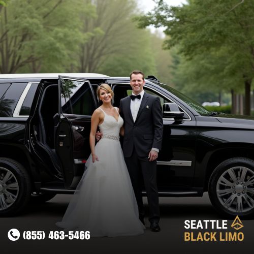 Professional chauffeur-driven luxury sedan for corporate travel in Seattle