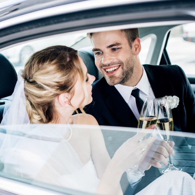 Professional chauffeur-driven luxury sedan for corporate travel in Seattle