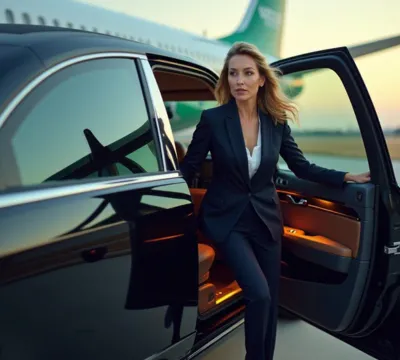 Professional chauffeur-driven luxury sedan for corporate travel in Seattle