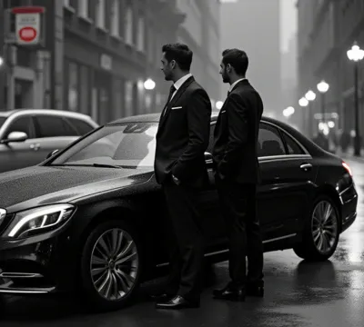 Professional chauffeur-driven luxury sedan for corporate travel in Seattle