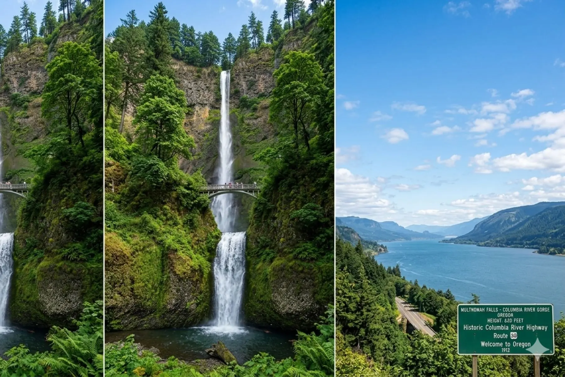 Multnomah Falls Columbia River Gorge