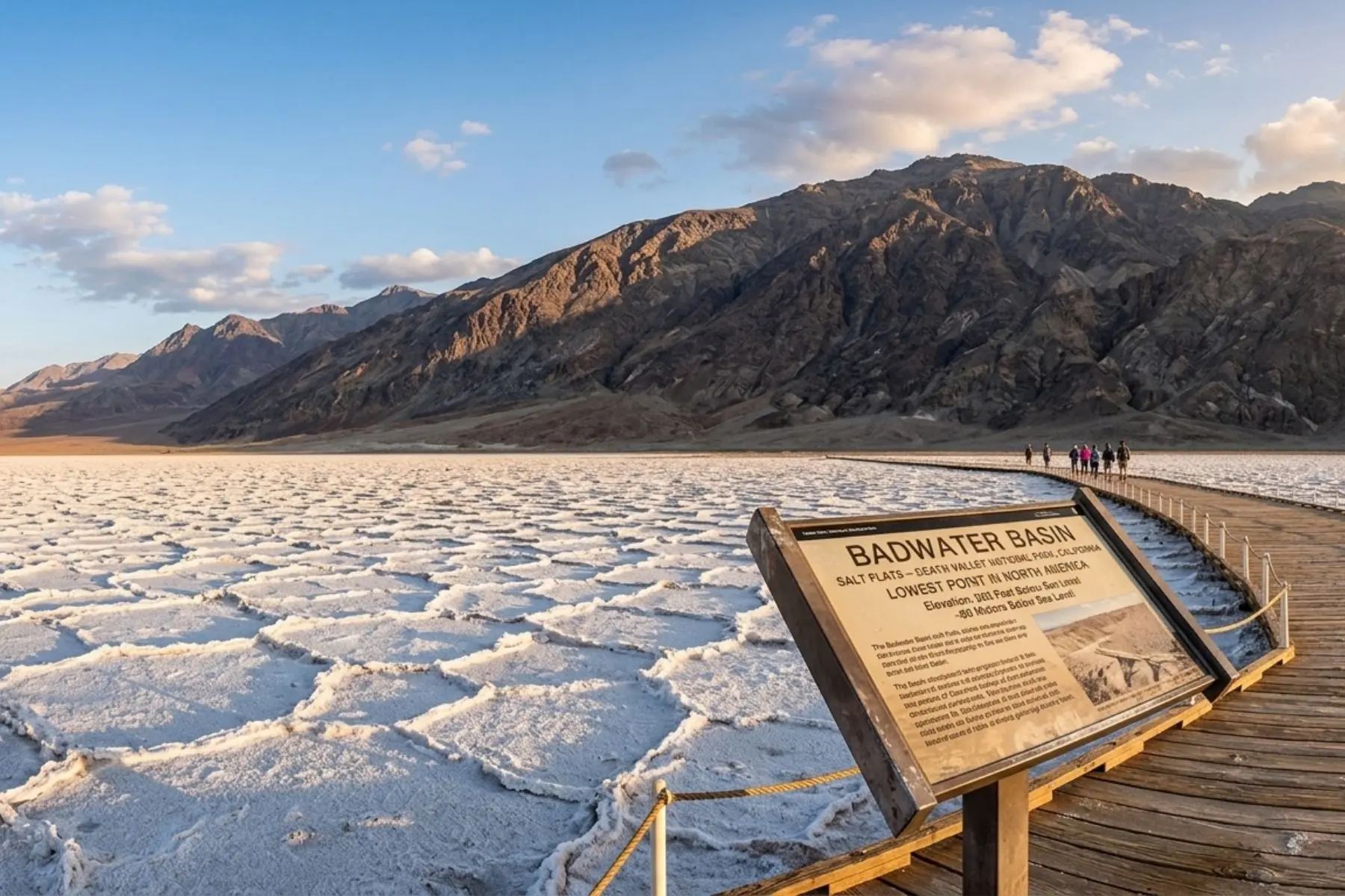 Death Valley Badwater Basin Salt Flats