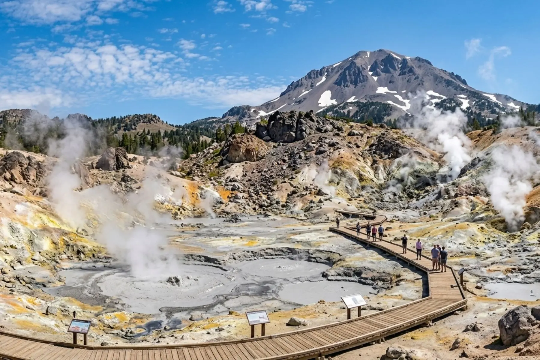 Lassen Volcanic National Park Bumpass Hell