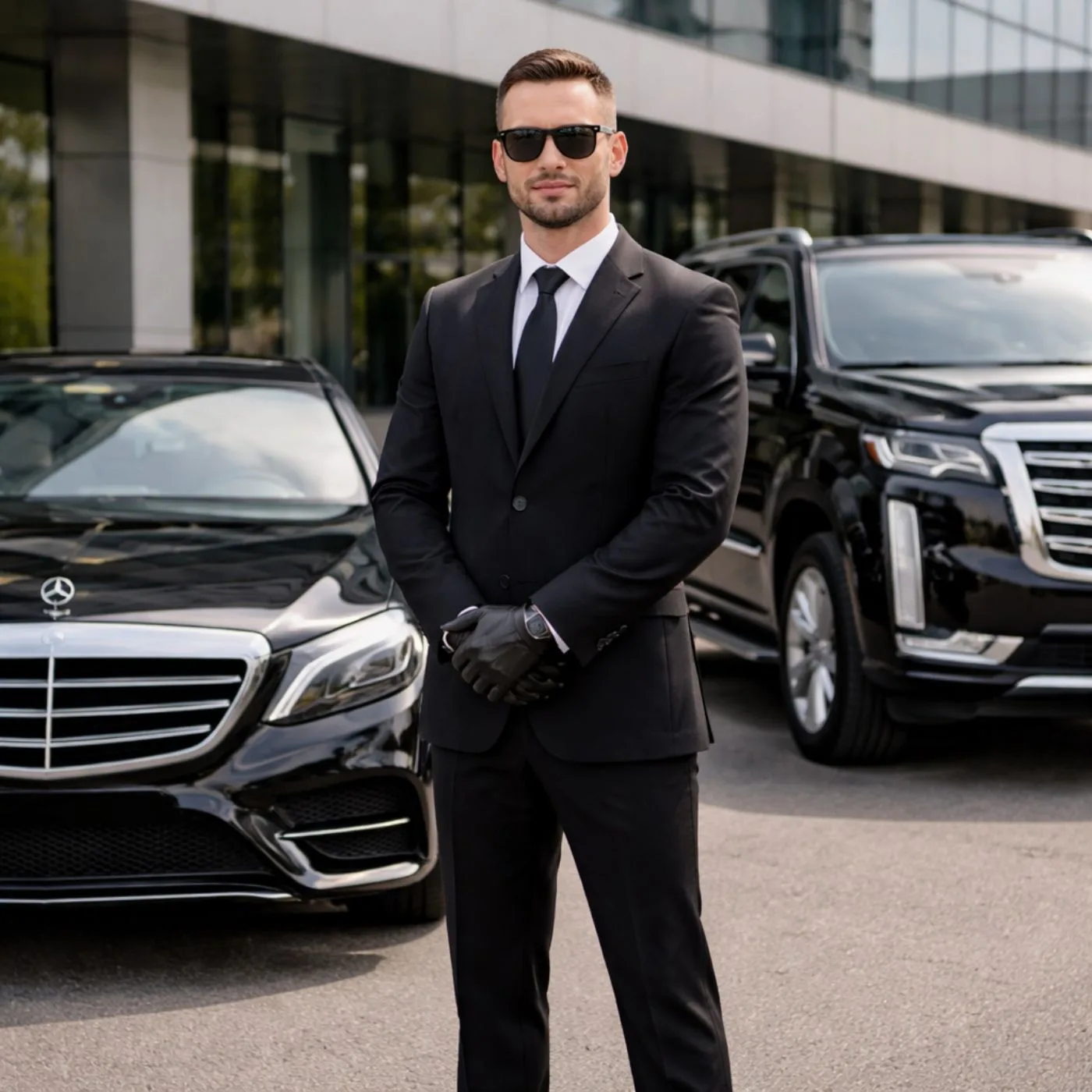 Professional chauffeur-driven luxury sedan for corporate travel in Seattle
